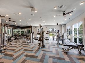 Georgetown apartment for rent - Fitness center at Williamson County apartments in Georgetown TX near Austin