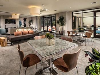 Social lounge with kitchen
