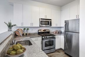 Stamford apartment for rent - kitchen with stainless steel appliances