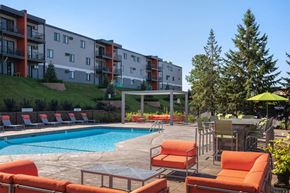 Eagan apartment for rent - pool lounge area