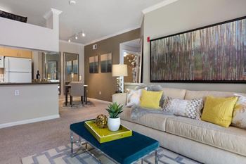 Dramatic nine foot ceilings