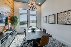 Waco apartment for rent - A dining room with a large table and chairs.