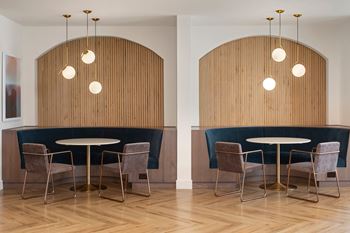 Hestia lounge private dining booths
