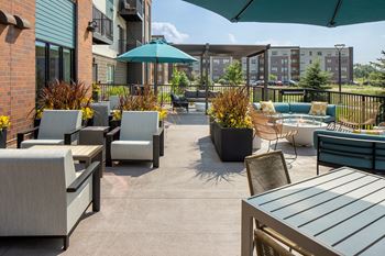 Selene terrace grills and firepit