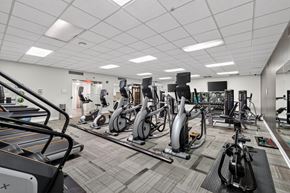 Washington apartment for rent - A gym with a variety of exercise equipment.
