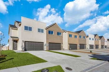 Full sized attached two car garages