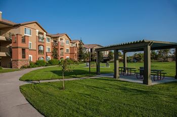 Lush landscaping