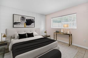 Gainesville apartment for rent - Bedroom with large window at 39th Avenue Apartments in Gainesville, FL