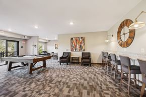 Blaine apartment for rent - A room with a pool table and a couch.
