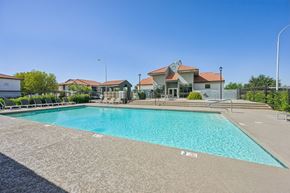 Mesa apartment for rent - Newly Renovated Mesa, AZ, Apartments - Mesa Station Apartments - Swimming Pool With Clear Blue Water, Lounge Chairs, Fenced Sundeck, and Landscaping.
