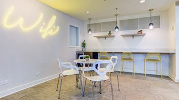 Cyber café with wifi access