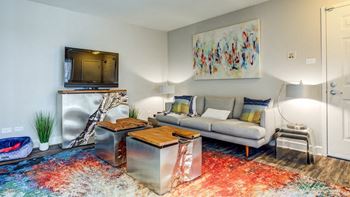 Sleek wood-style vinyl plank flooring