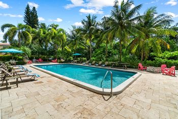 Heated swimming pool