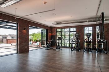 Fitness & wellness center with fitness on demand studio, peloton & matrix cardio equipment & more