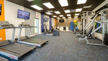 A fully renovated fitness studio