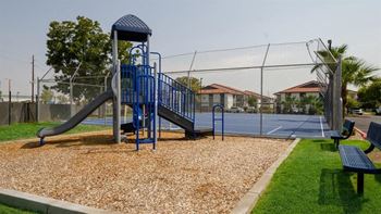 Outdoor spaces and playground