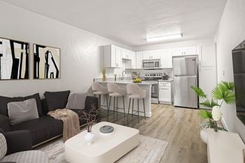 Wood-style plank flooring