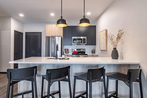 Bloomington apartment for rent - Carbon31 kitchen and islannd