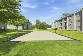 Spokane apartment for rent - A large grassy area in front of apartment buildings.