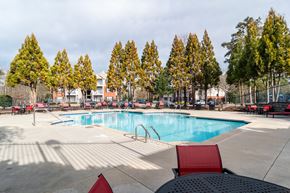Atlanta apartment for rent - Sparkling resort-style swimming pool at Ashford at Spring Lake in Atlanta, Georgia