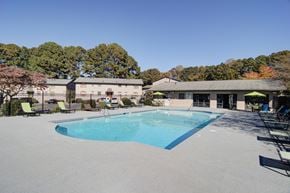 Atlanta apartment for rent - Sparkling resort-style swimming pool at Estuary apartments in Atlanta, GA 30341, near Chamblee and Brookhaven.