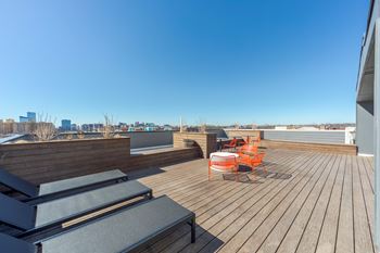 Rooftop deck