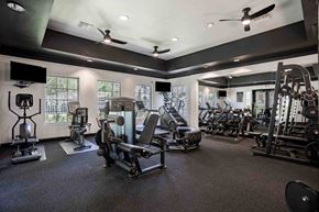 Sacramento apartment for rent - North Natomas, Sacramento, CA, Apartments Near State Capitol - Granite Point Apartments - Fitness Center With Cardio Machines, Free Weights, Strength Equipment, and Large Windows.