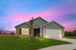 Fort Wayne townhouse for rent - Lakes at Heather Ridge Homes for Rent. 1-story home exterior at dusk