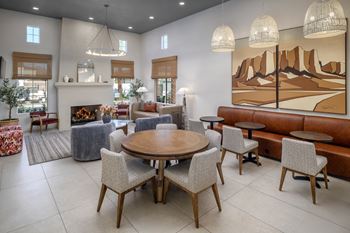 Clubhouse with fitness and social areas
