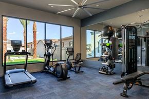 Apache Junction apartment for rent - a workout room with a view of the fitness center and windows