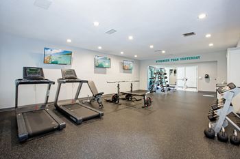 Fully equipped fitness center