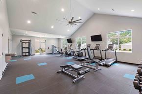 Charlotte apartment for rent - Hunters Pointe Charlotte NC apartments photo  fitness center