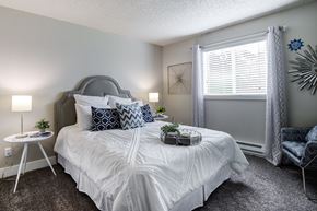 Kent apartment for rent - bedroom with carpet