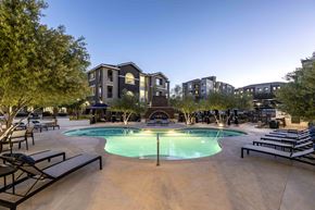 Las Vegas apartment for rent - a swimming pool at the preserve at city center apartments