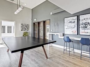 Seattle apartment for rent - ping pong table in clubhouse