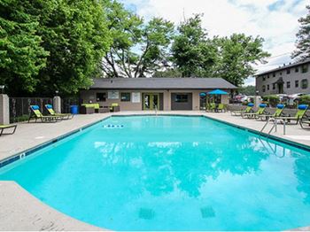 Three sparkling resort-style pools
