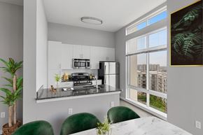Stamford apartment for rent - kitchen with stainless steel appliances