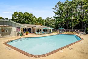 Raleigh apartment for rent - Resort-style pool at Remington Place Apartments in Raleigh, NC with relaxing community amenities