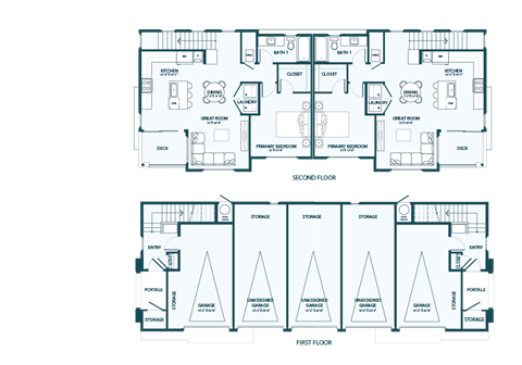 Floor plan for 1 bed, 1 bath, 925 sqft