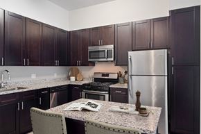 Stamford apartment for rent - kitchen with stainless steel appliances