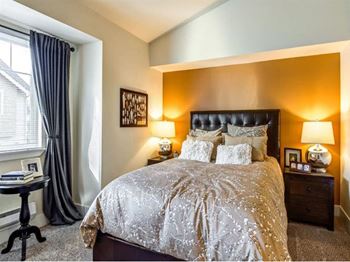 Vaulted ceilings in master & second bedroom