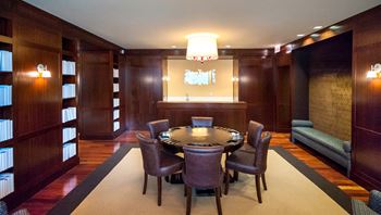 Billiards lounge and library