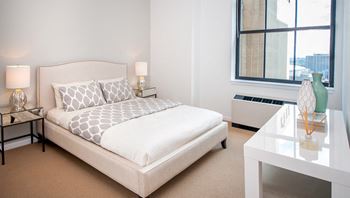 High-quality carpeting in bedrooms