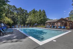 Peachtree City apartment for rent - Swimming pool at The Greens at Braelinn in Peachtree City, Georgia.