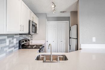 Ceramic tile backsplash*