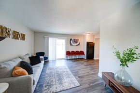 Charlotte apartment for rent - a living room with a couch and chairs