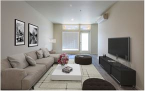 Gresham apartment for rent - a living room filled with furniture and a flat screen tv