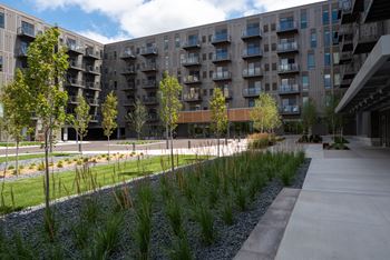 Courtyards & bocce court