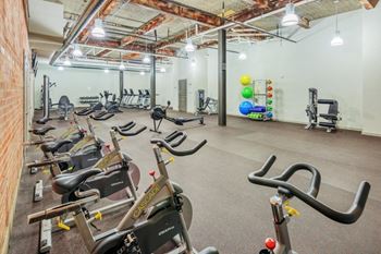Fully equipped fitness center