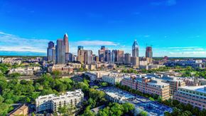 Charlotte apartment for rent - a view of the philadelphia skyline